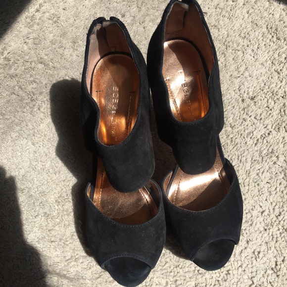 BCBGeneration Size 7 Helara Open Peep Toe Shoes - Picture 2 of 3